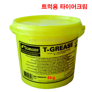 타이어크림 4kg T-Grease (트럭용) 노랑케이스